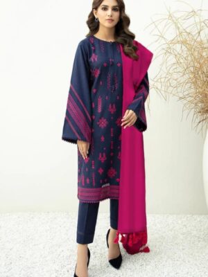 Sapphire_ 3 Piece_Dhanak EmbroideredSuit
