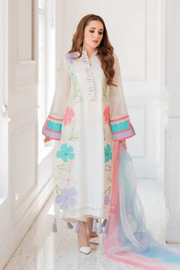 Zarkash, Unstitched 3 Piece Embroidered Dress Code_1017